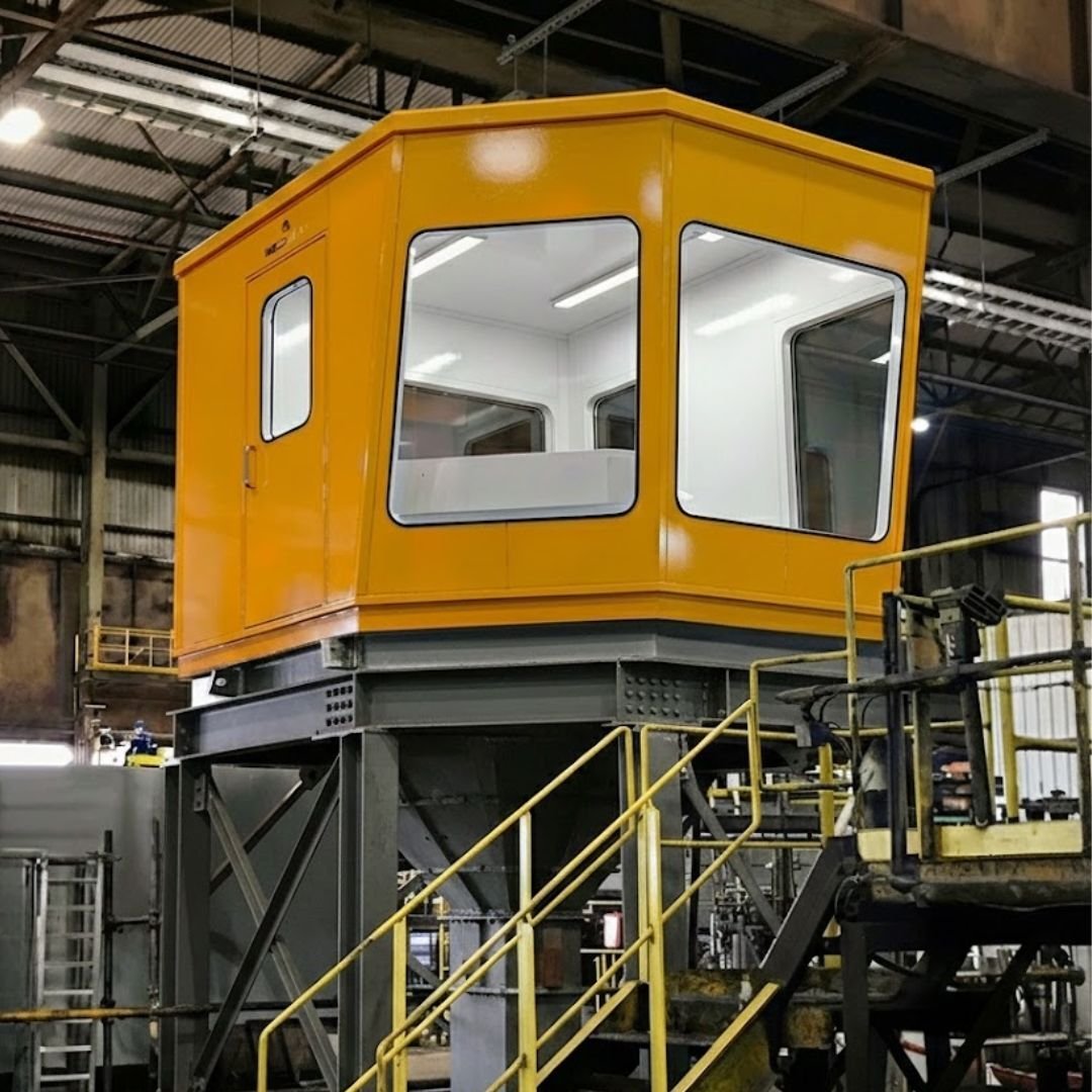 Operator Cabs & Control Pulpits for Industrial Environments (Steel Mills, Sawmills, Manufacturing, etc.)